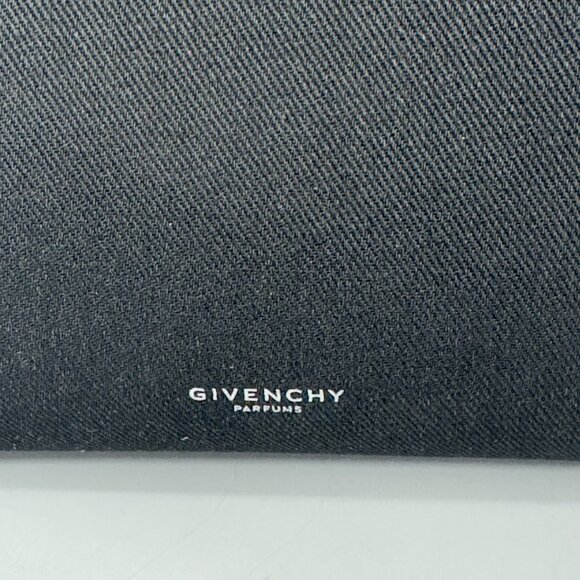 NEW GIVENCHY Parfums Black Makeup Bag Beauty Pouch - Picture 5 of 15